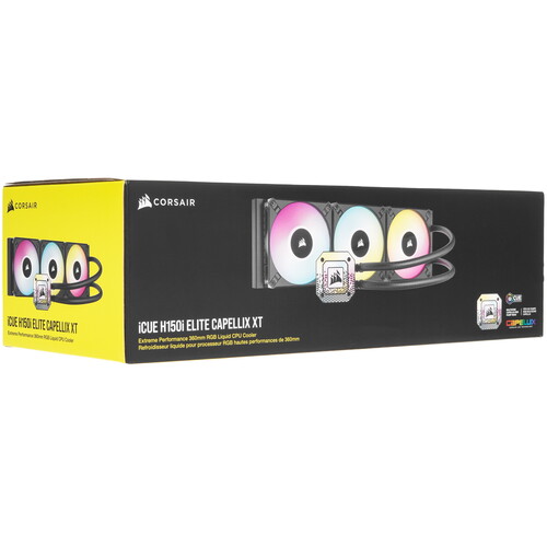 Купить Система охлаждения Corsair iCUE H150i ELITE CAPELLIX XT черная  5609952. Характеристики, отзывы и цены в Донецке