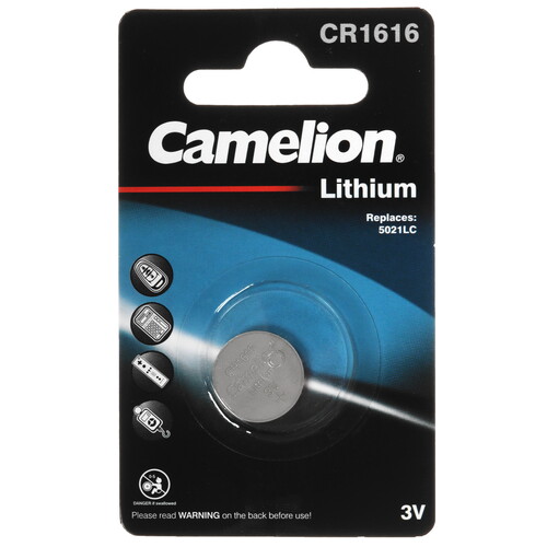 Купить Батарейка Camelion Lithium BP1B CR1616  0181911. Характеристики, отзывы и цены в Донецке