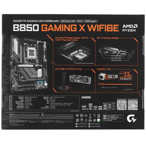 Купить Материнская плата GIGABYTE B850 GAMING X WIFI6E  5608137. Характеристики, отзывы и цены в Донецке