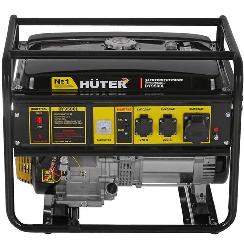 Купить Электрогенератор   бензиновый Huter DY9500L  1263982. Характеристики, отзывы и цены в Донецке