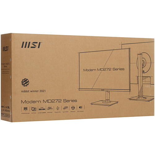 Купить 27" Монитор MSI Modern MD272XPW белый  5419284. Характеристики, отзывы и цены в Донецке