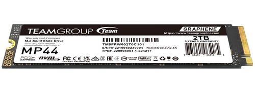 Купить 2000 ГБ M.2 NVMe накопитель TEAMGROUP MP44 [TM8FPW002T0C101]  5456967. Характеристики, отзывы и цены в Донецке