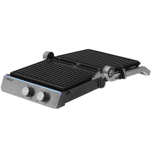 Купить Гриль DEXP GRL-2000BR серебристый  5409523. Характеристики, отзывы и цены в Донецке