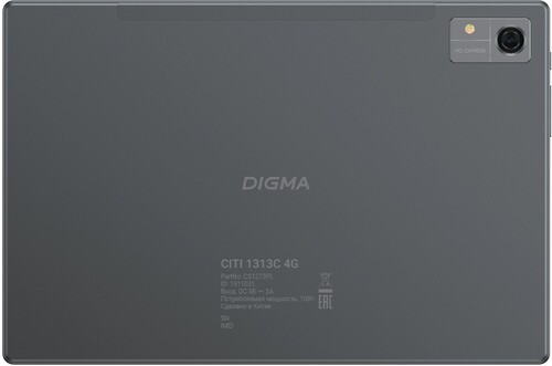 Купить 10.1" Планшет Digma CITI 1313C LTE 32 ГБ серый  5484648. Характеристики, отзывы и цены в Донецке