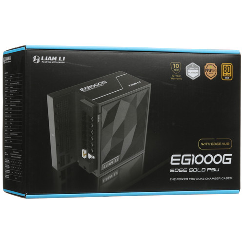 Купить Блок питания LIAN LI EDGE GOLD 1000W [G9P.EG1000G.BH00.RU] черный  5641174. Характеристики, отзывы и цены в Донецке