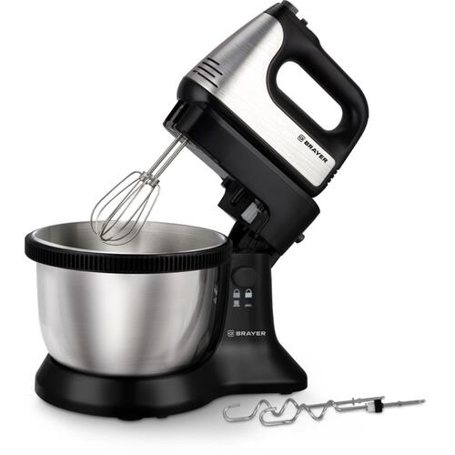Купить Миксер BRAYER BR1304 серебристый  9933315. Характеристики, отзывы и цены в Донецке