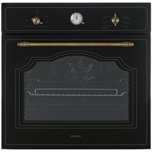 Купить Электрический духовой шкаф DEXP Rustic 01 черный  9134722. Характеристики, отзывы и цены в Донецке