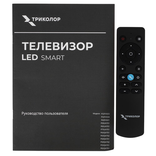 Купить 43" (109 см) Телевизор Триколор P43QH702 черный  9256793. Характеристики, отзывы и цены в Донецке