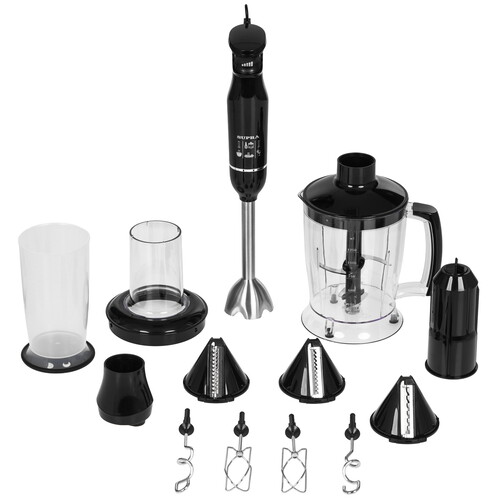 Купить Блендер погружной SUPRA HBS-750 черный  9000565. Характеристики, отзывы и цены в Донецке