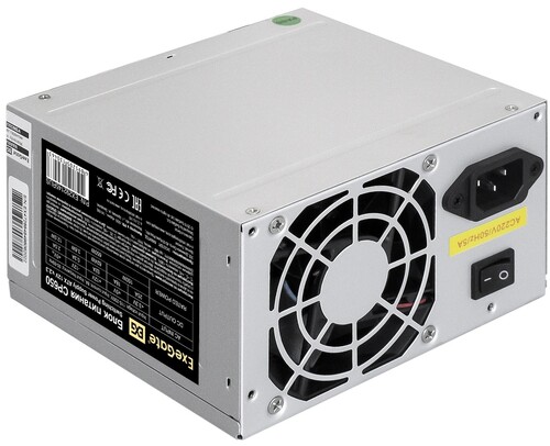 Купить Блок питания ExeGate CP650 [EX292145RUS] серый  9909433. Характеристики, отзывы и цены в Донецке