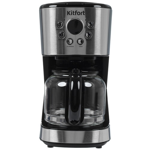 Купить Кофеварка капельная Kitfort KT-728 черный  8165206. Характеристики, отзывы и цены в Донецке
