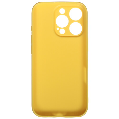Купить Накладка  DF для Apple iPhone 16 Pro желтый  5475763. Характеристики, отзывы и цены в Донецке