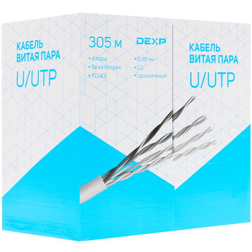 Купить Витая пара DEXP TP5cUUTP305G  1133432. Характеристики, отзывы и цены в Донецке