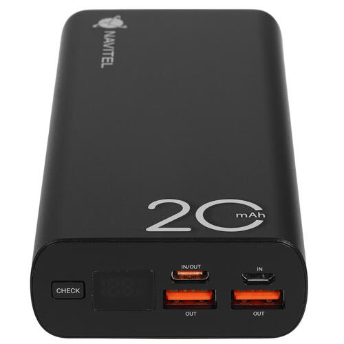 Купить Портативный аккумулятор NAVITEL PWR20 AL черный  5418719. Характеристики, отзывы и цены в Донецке