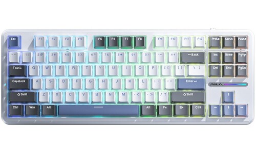 Купить Клавиатура проводная + беспроводная AULA F87 3in1  5602297. Характеристики, отзывы и цены в Донецке