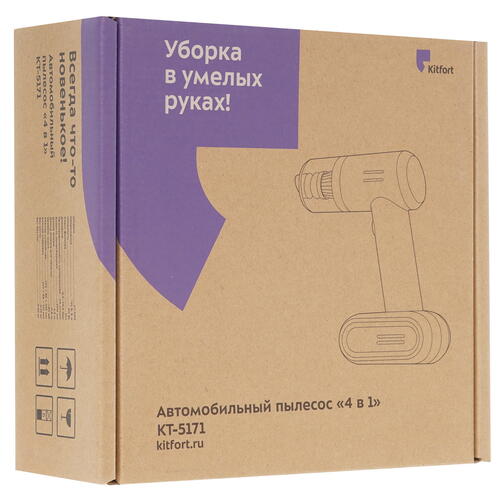 Купить Пылесос автомобильный Kitfort  КТ-5171  9053187. Характеристики, отзывы и цены в Донецке