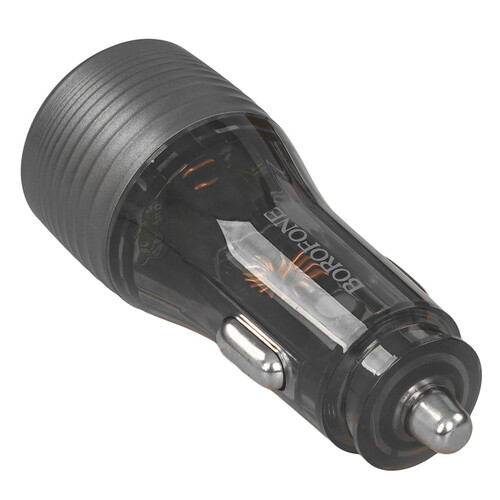 Купить Автомобильное ЗУ Borofone BZ30 Absolute черный  9244293. Характеристики, отзывы и цены в Донецке