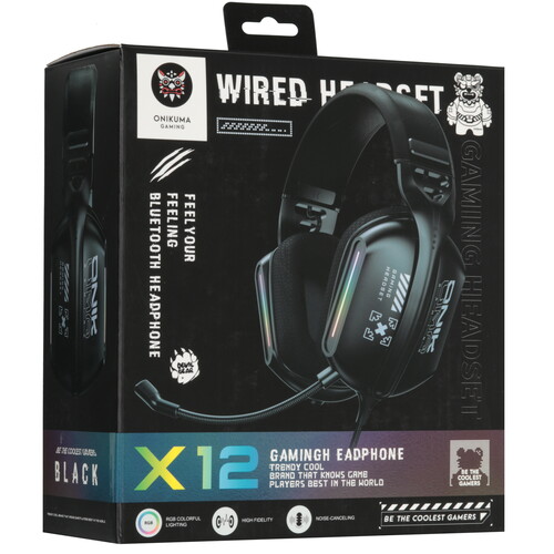 Купить Проводные наушники Onikuma X12 черный 2025  5618866. Характеристики, отзывы и цены в Донецке