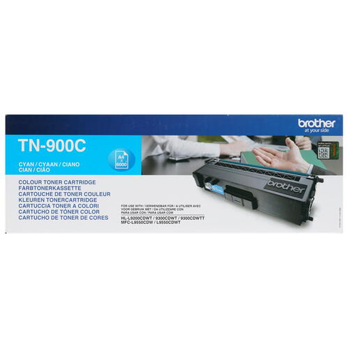 Купить Картридж лазерный Brother TN-900C голубой  7962433. Характеристики, отзывы и цены в Донецке