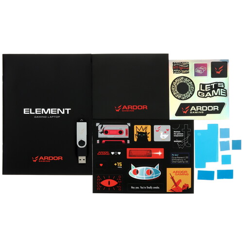 Купить 17.3" Ноутбук ARDOR Gaming ELEMENT L17-I9ND400 черный  9083819. Характеристики, отзывы и цены в Донецке