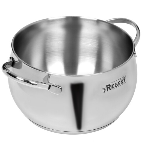 Купить Кастрюля Regent inox Apple B 93-B-3 3.6 л 20 см серебристый  5448464. Характеристики, отзывы и цены в Донецке