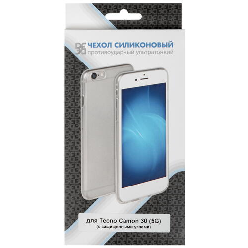 Купить Накладка  DF для Tecno CAMON 30 4G/ 5G прозрачный  5466975. Характеристики, отзывы и цены в Донецке