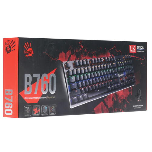 Купить Клавиатура  проводная A4Tech Bloody B760  1307131. Характеристики, отзывы и цены в Донецке