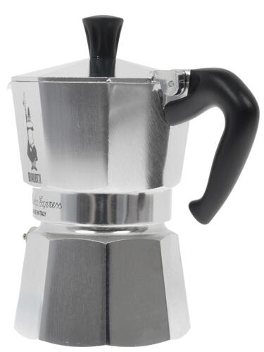 Купить Гейзерная кофеварка Bialetti Moka Express серебристый  1122967. Характеристики, отзывы и цены в Донецке