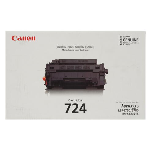 Купить Картридж лазерный Canon 724BK черный, с чипом  0126395. Характеристики, отзывы и цены в Донецке