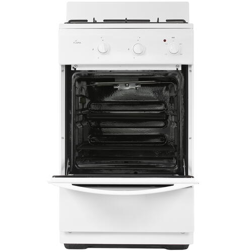 Купить Комбинированная плита Flama CK 2202 W белый  1343261. Характеристики, отзывы и цены в Донецке