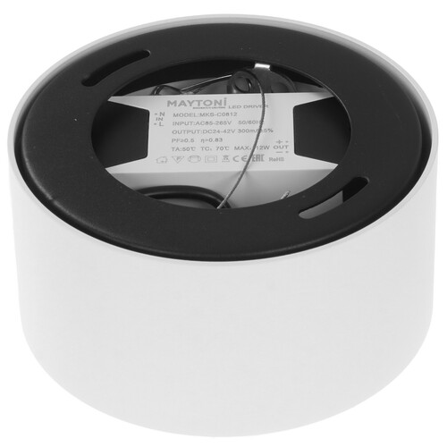 Купить Светильник потолочный Technical C032CL-12W3K-RD-W белый/белый  9143196. Характеристики, отзывы и цены в Донецке