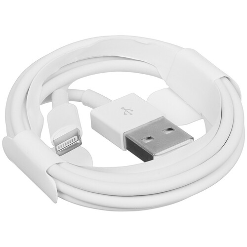 Купить Кабель круглый Olmio Lightning 8-pin - USB 2.0 Type-A белый 1 м  5466497. Характеристики, отзывы и цены в Донецке