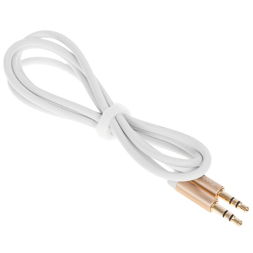 Купить Кабель   Usams jack 3.5 мм - jack 3.5 мм белый  5480363. Характеристики, отзывы и цены в Донецке