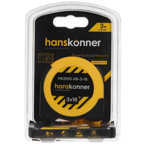 Купить Рулетка Hanskonner HK2010-06-3-16  5451778. Характеристики, отзывы и цены в Донецке