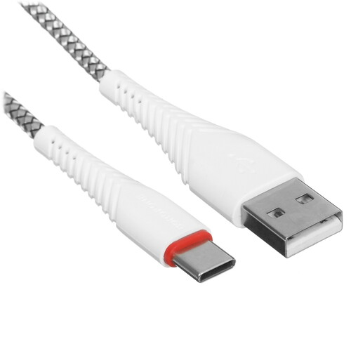Купить Кабель круглый Borofone USB Type-C - USB 2.0 Type-A белый 1 м  5474980. Характеристики, отзывы и цены в Донецке
