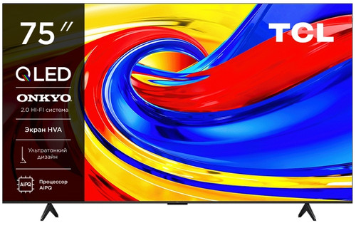 Купить 75" (190 см) Телевизор TCL 75P7L черный  9357708. Характеристики, отзывы и цены в Донецке