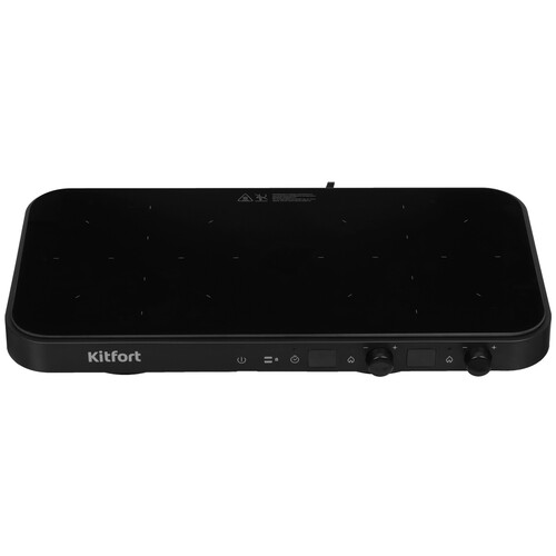 Купить Плита компактная электрическая Kitfort КТ-184 черный  9196385. Характеристики, отзывы и цены в Донецке