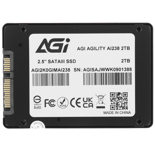 Купить 2000 ГБ 2.5" SATA накопитель AGI AI238 [AGI2K0GIMAI238]  5464312. Характеристики, отзывы и цены в Донецке