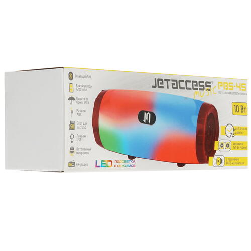 Купить Портативная колонка JETACCESS PBS-45, серый  5077967. Характеристики, отзывы и цены в Донецке
