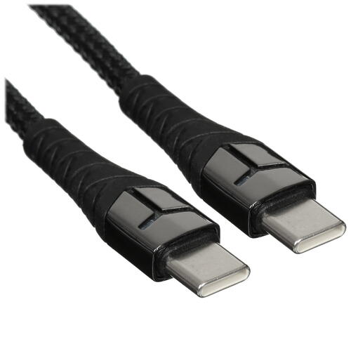 Купить Кабель круглый TFN USB Type-C - USB Type-C черный 1.2 м  5465317. Характеристики, отзывы и цены в Донецке