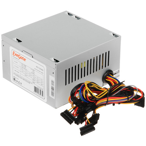 Купить Блок питания ExeGate CP400 [EX165131RUS] серый  8187940. Характеристики, отзывы и цены в Донецке