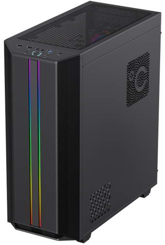 Купить Корпус GameMax Precision 2 Black [ЦБ-00014491] черный  9063344. Характеристики, отзывы и цены в Донецке