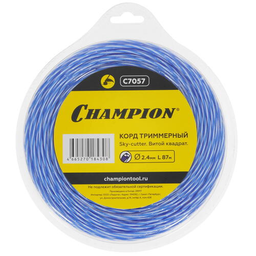 Купить Леска для триммеров Champion Sky-cutter C7057  5099798. Характеристики, отзывы и цены в Донецке