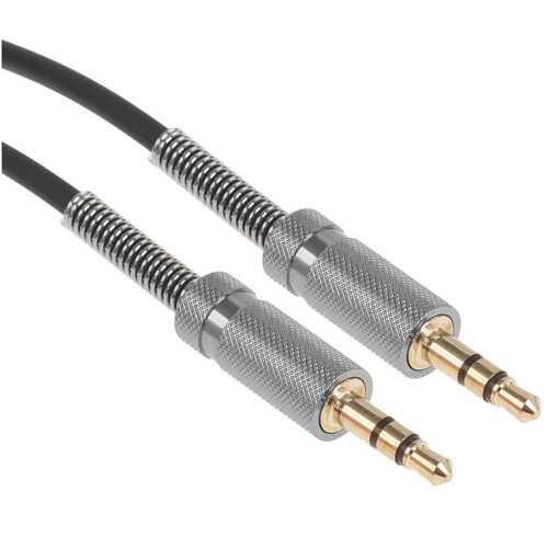 Купить Кабель   Hoco jack 3.5 мм - jack 3.5 мм черный  9238006. Характеристики, отзывы и цены в Донецке