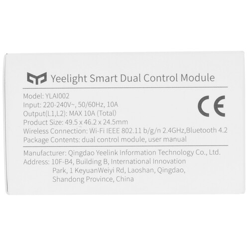 Купить Умное реле Yeelight Smart Dual Control Module YLAI002  4857231. Характеристики, отзывы и цены в Донецке