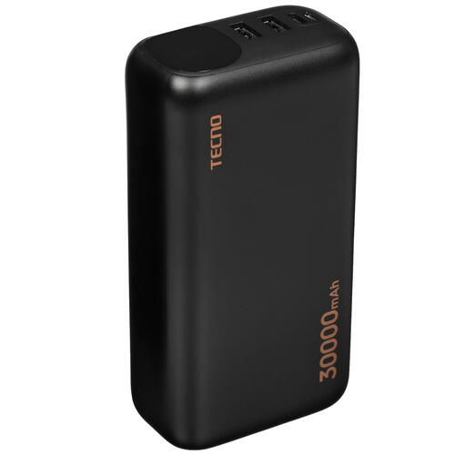 Купить Портативный аккумулятор Tecno TPB-P302 черный  5421073. Характеристики, отзывы и цены в Донецке