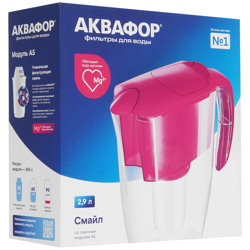 Купить Фильтр-кувшин Аквафор Смайл  5446718. Характеристики, отзывы и цены в Донецке