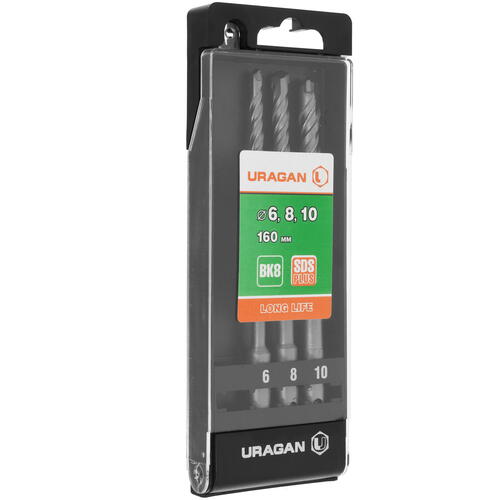 Купить Набор буров Uragan 29311-H3  9109023. Характеристики, отзывы и цены в Донецке