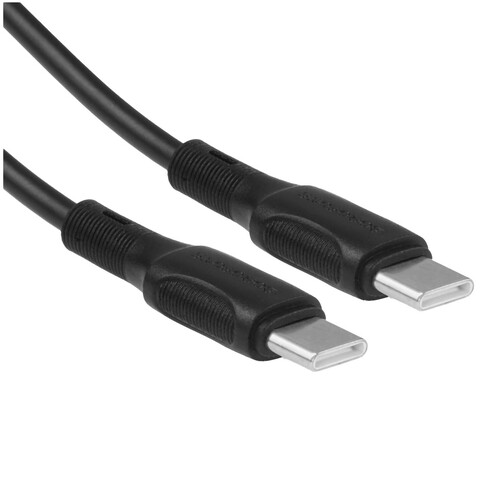 Купить Кабель круглый Borofone USB Type-C - USB Type-C черный 1 м  9244400. Характеристики, отзывы и цены в Донецке