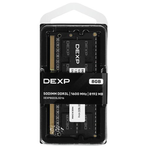 Купить Оперативная память SODIMM DEXP [DEXP8GD3LSD16] 8 ГБ  5437411. Характеристики, отзывы и цены в Донецке